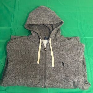 Ralph Lauren Heather Gray and White Fabric